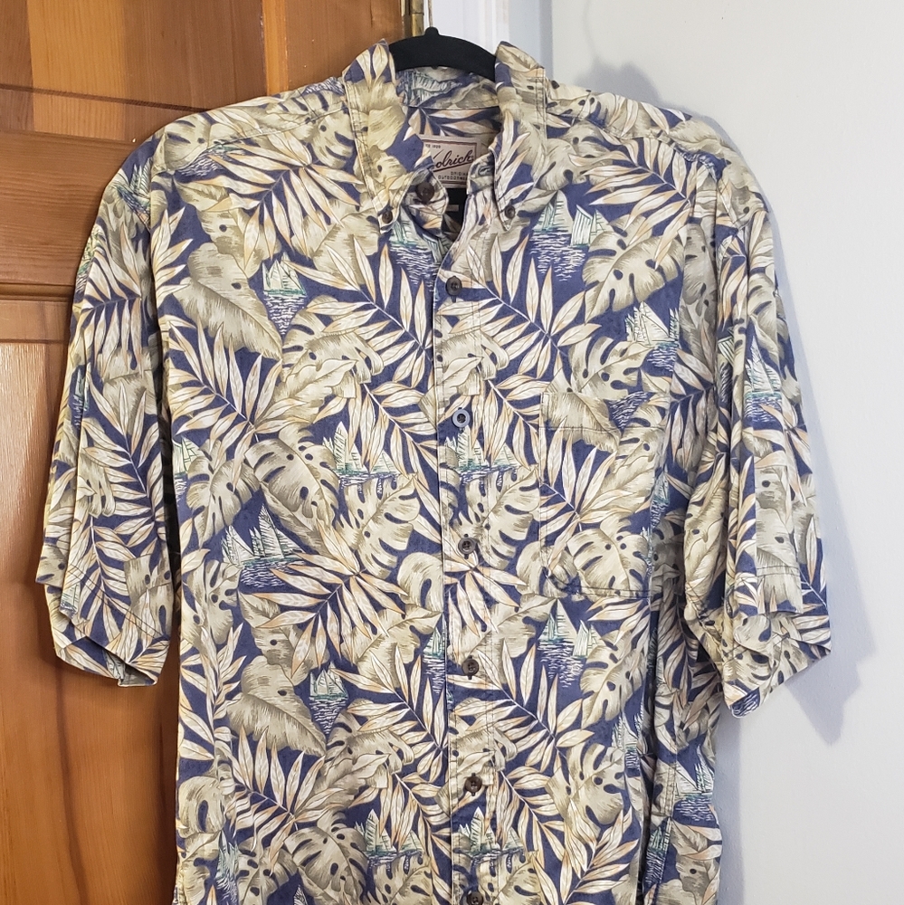 Woolrich Men's Floral Casual Button Up Shirt